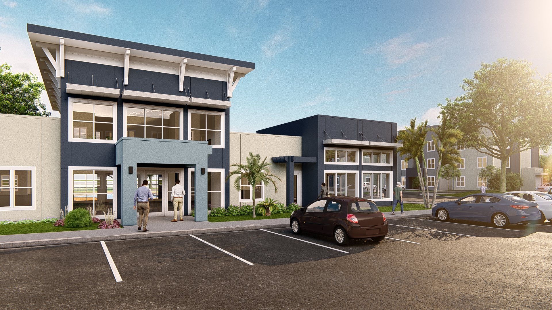 Fresh Green Willow Leaves Background